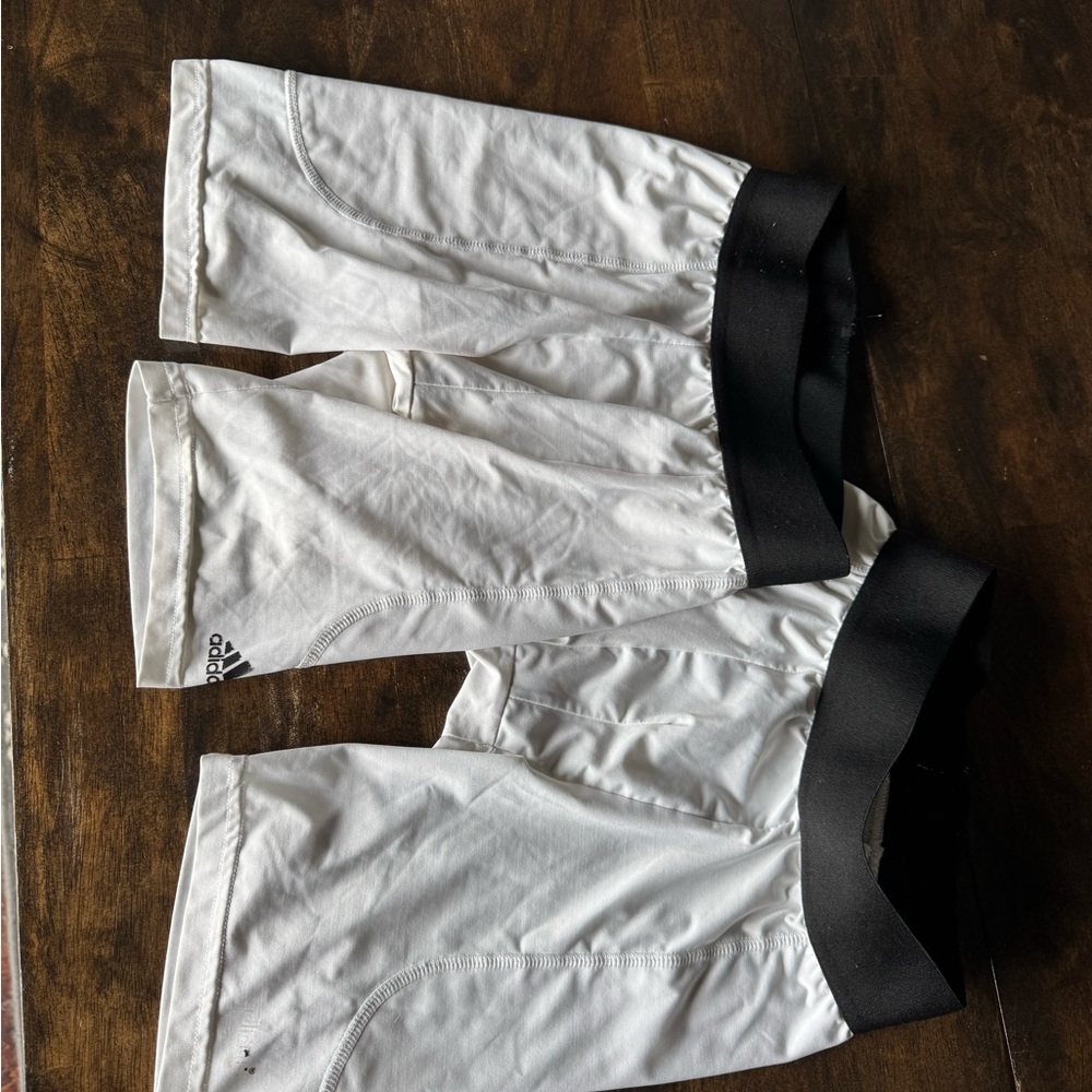 Adidas Black and White Climalite Shorts